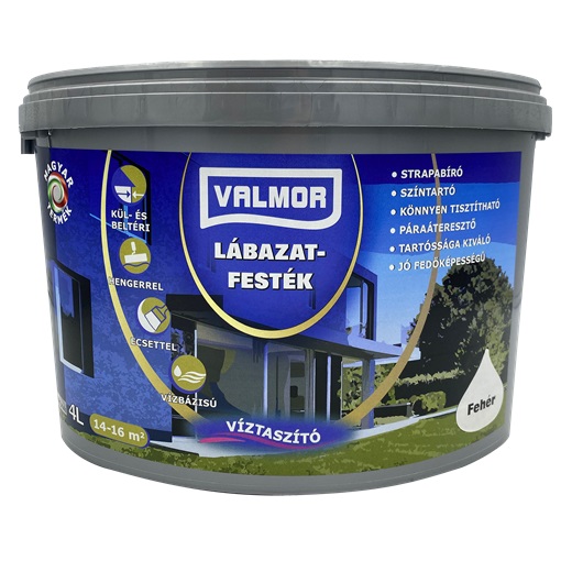 Valmor Lábazatfesték fehér 4 L