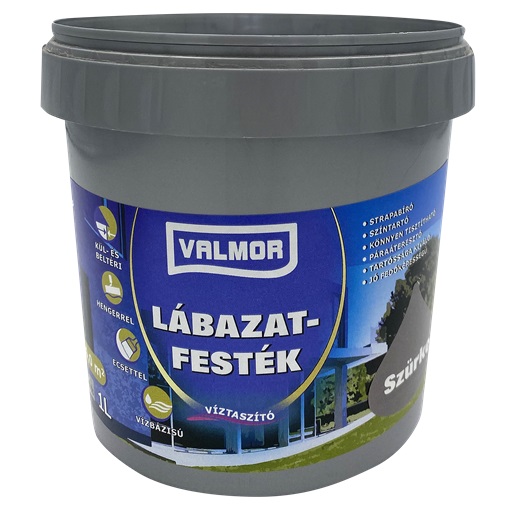 Valmor Lábazatfesték szürke 1 L