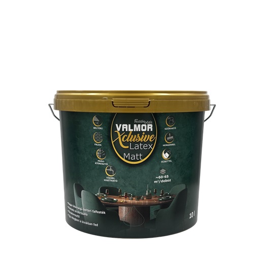 Valmor Xclusive Latex Matt beltéri falfesték fehér 10 L