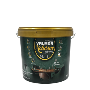 Valmor Xclusive Latex Matt beltéri falfesték fehér  5 L