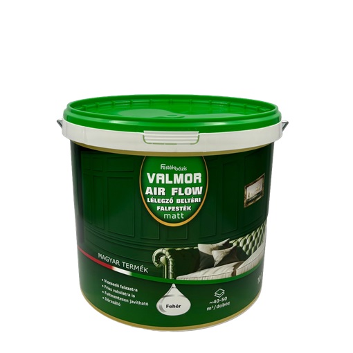 Valmor air flow - lélegző beltéri falf. fehér 10L