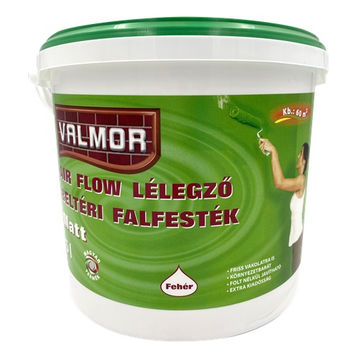 Valmor air flow - lélegző beltéri falf. fehér  5 L