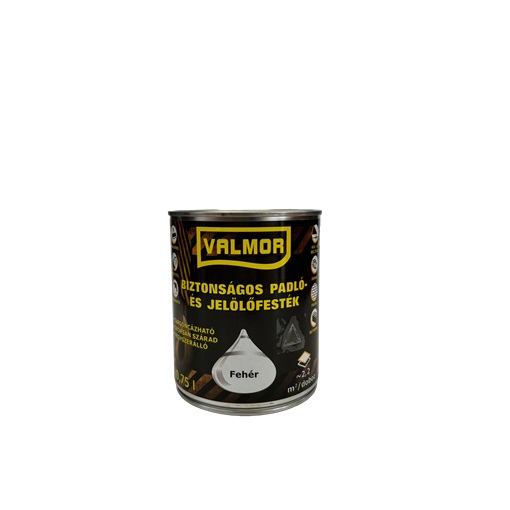 Valmor biztonságos padló- és jelölőfesték fehér  0,75 L