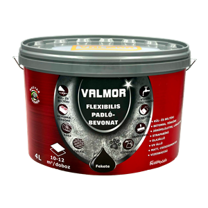 Valmor flexibilis padlóbev. fekete 4 L