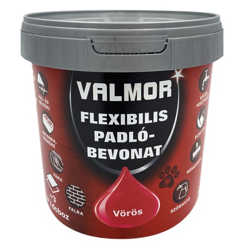 Valmor flexibilis padlóbev. vörös 1 L