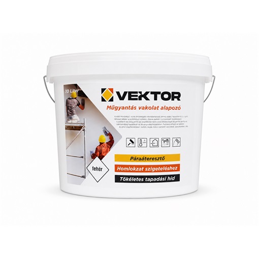 Vektor vakolat alapozó 10 L (15 kg) fehér
