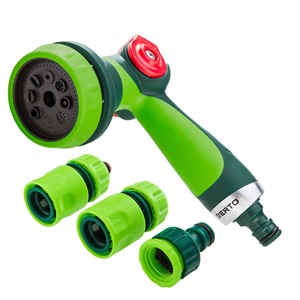 Verto 15G712 öntözőpisztoly csatlakozókkal 1/2", 4db, hüvelykujj szabályozás