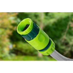 Verto 15G891 Autómata tömlődob, 20 m locsolótömlő + 2 m csatlakozó tömlő, 10 bar, PP ház, PVC tömlő, falra szerelhető