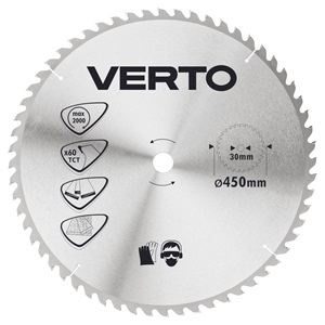 Verto 61H150 körfűrészlap 450x30, z61