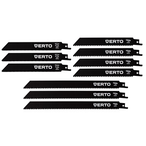 Verto 64H130 Orrfűrészlap készlet, HCS, set 10db. KIFUTÓ