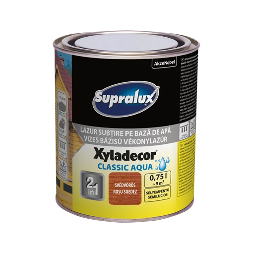 Xyladecor Classic AQUA svédvörös 0,75 L